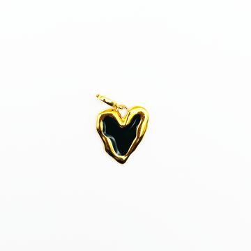 Charm Black Heart