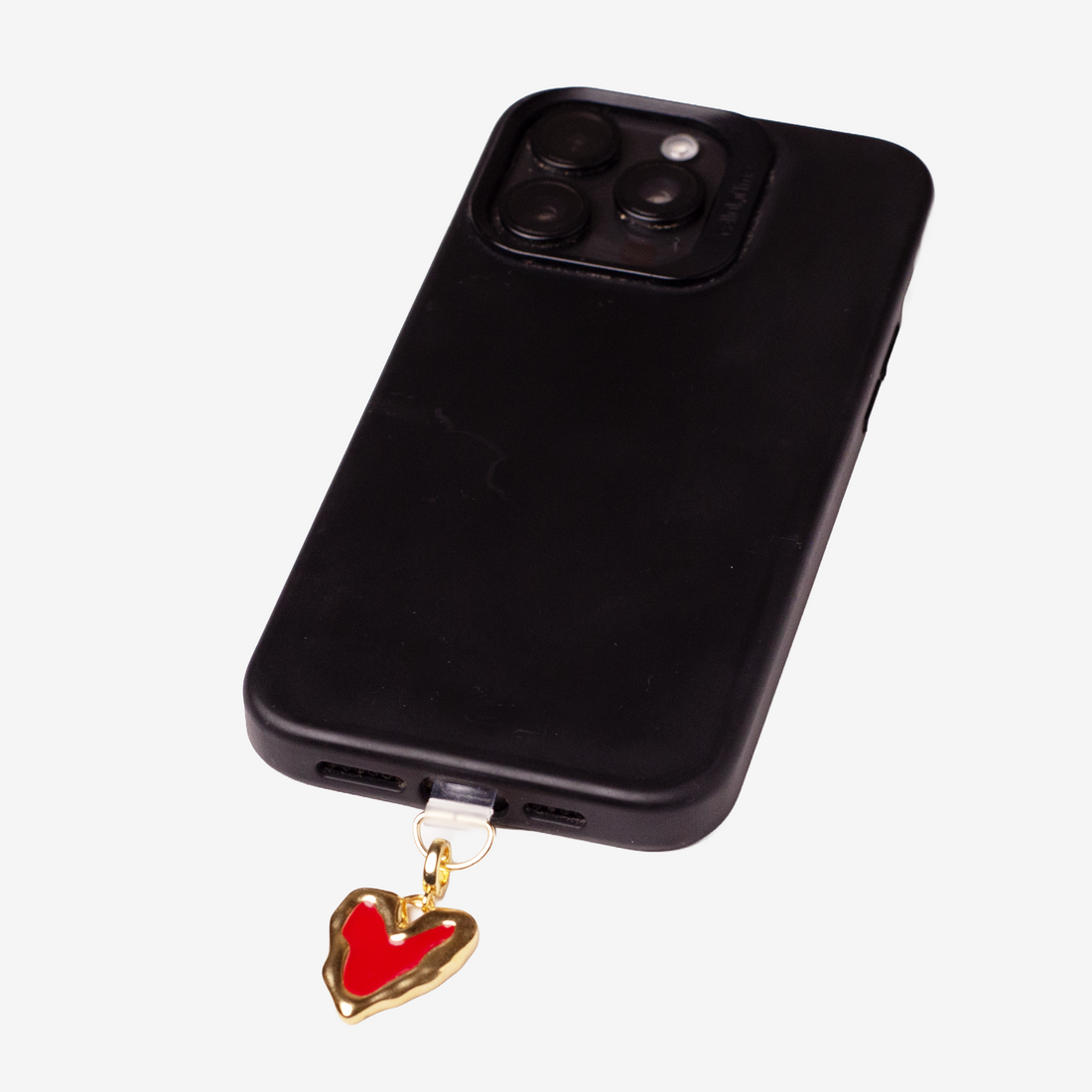 Heart of Gold: Adaptor + Charm Inimă Roșu – 18K Edition