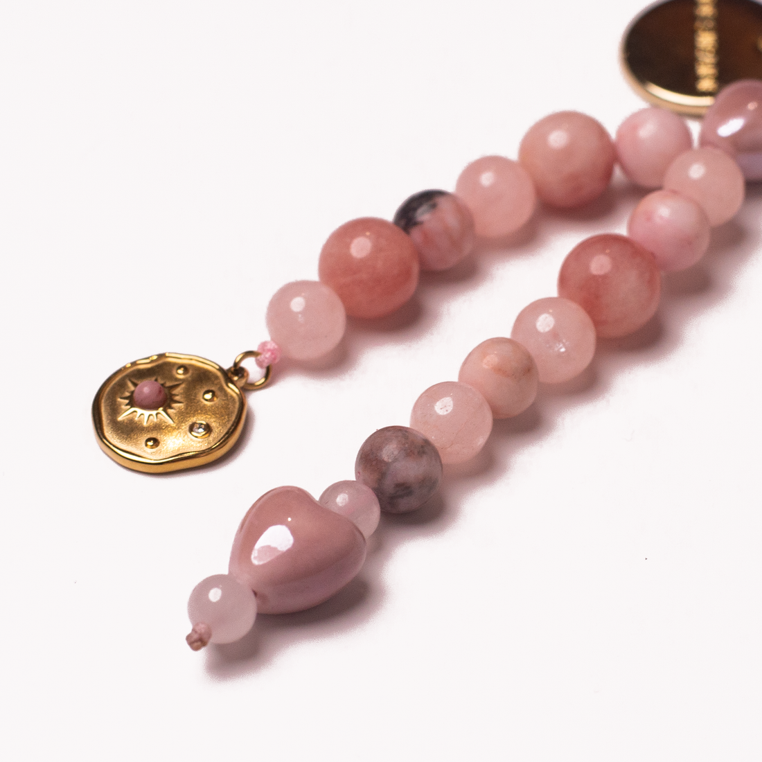 ROSA SOAVE – Bag charm made of natural stones and ceramics