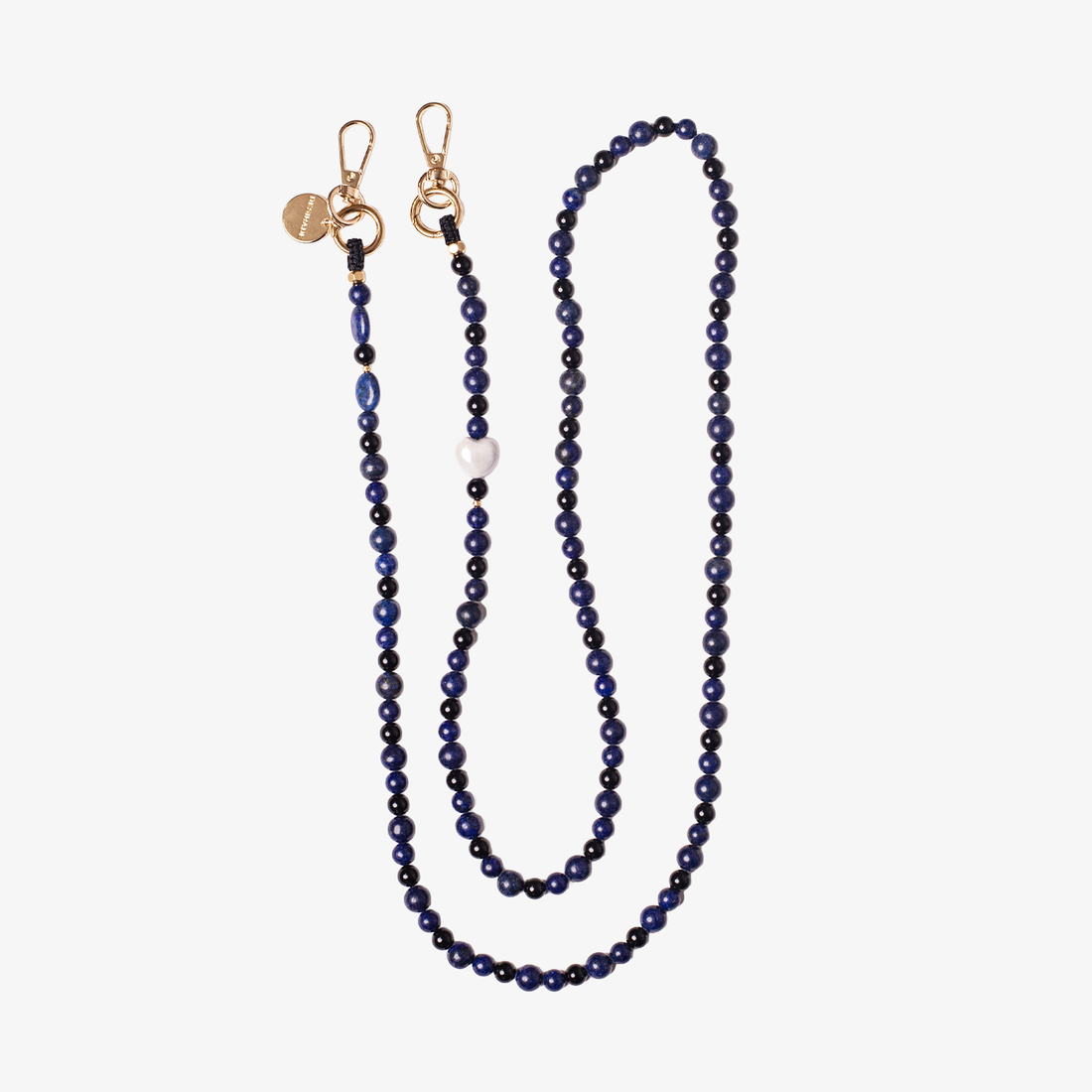 KARMEN NOTTE – Crossbody made of natural stones for phone 120 cm