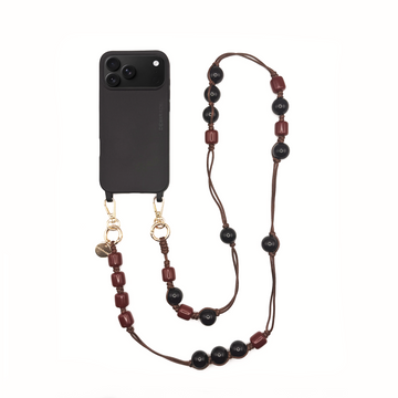 Burgundy Noel – Strap pentru telefon crossbody