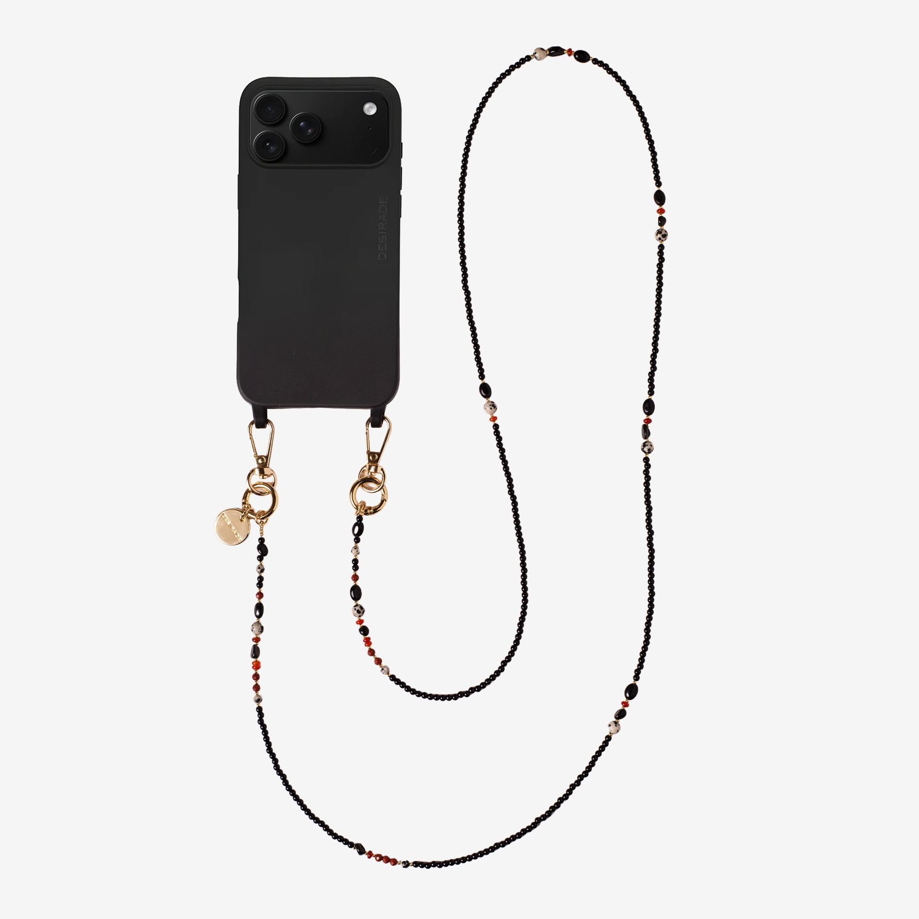 Eclipse Noir - Crossbody din Pietre Naturale