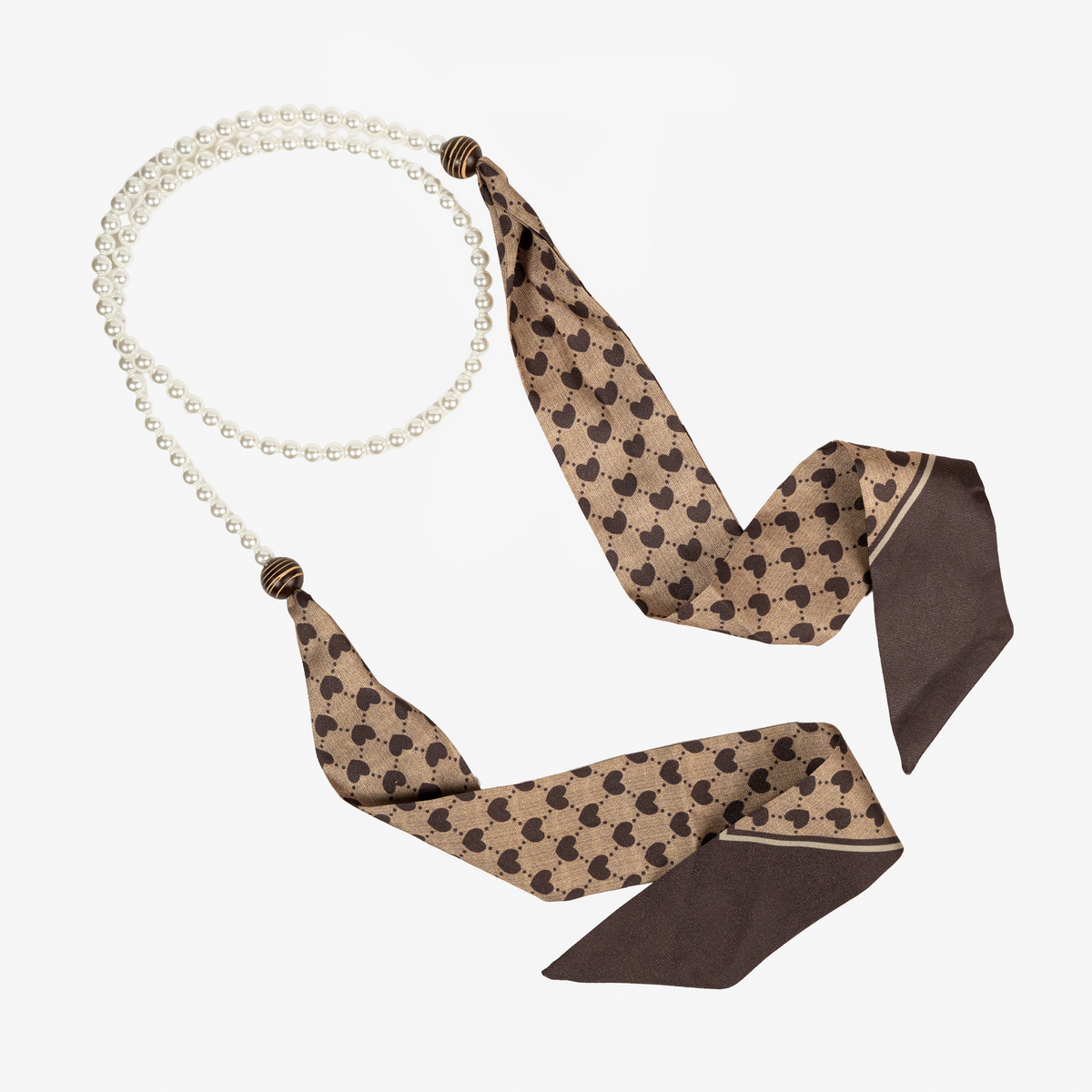 LOUVE – Sciarpa con Perle