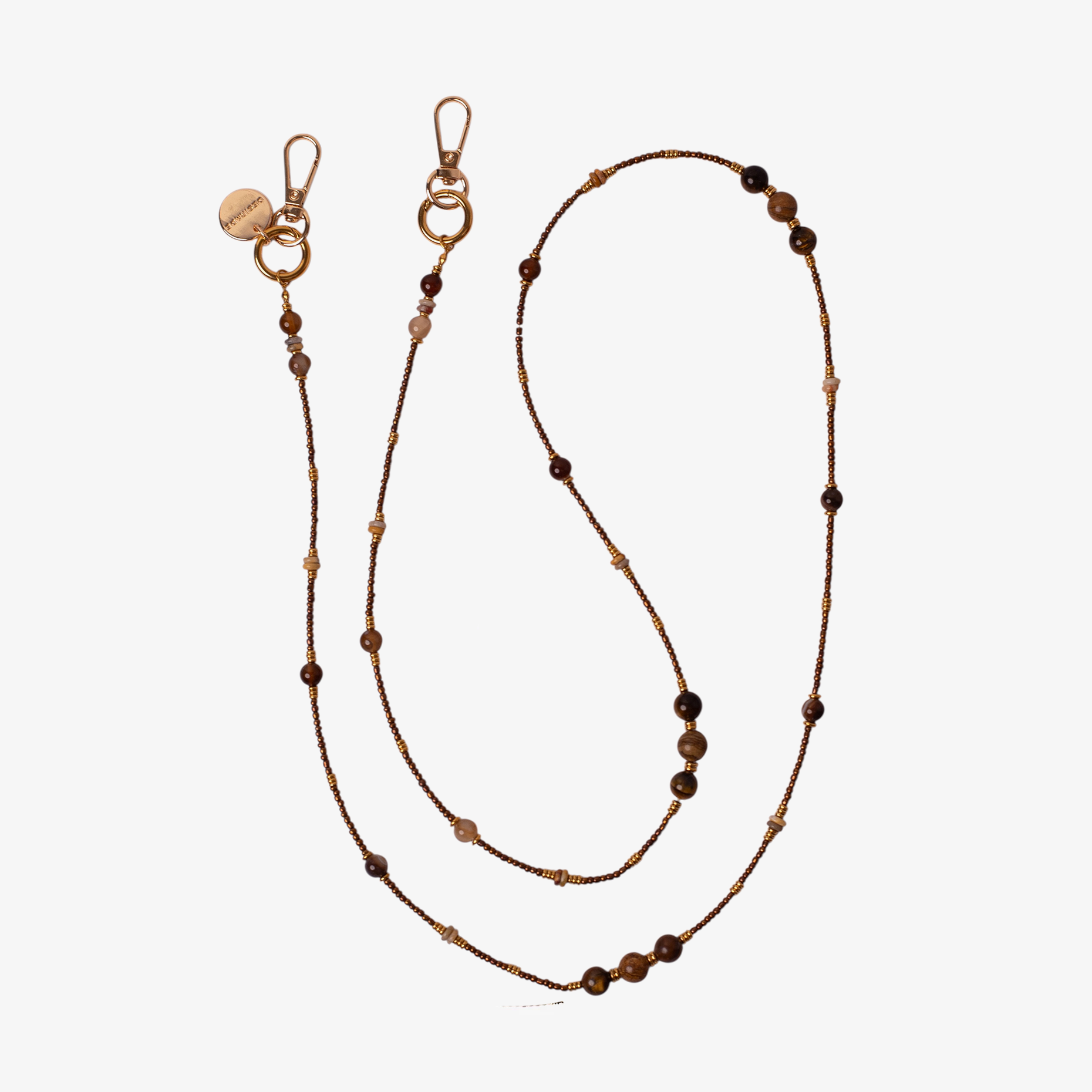 DESERT OAK – Strap din pietre naturale pentru telefon 120 cm