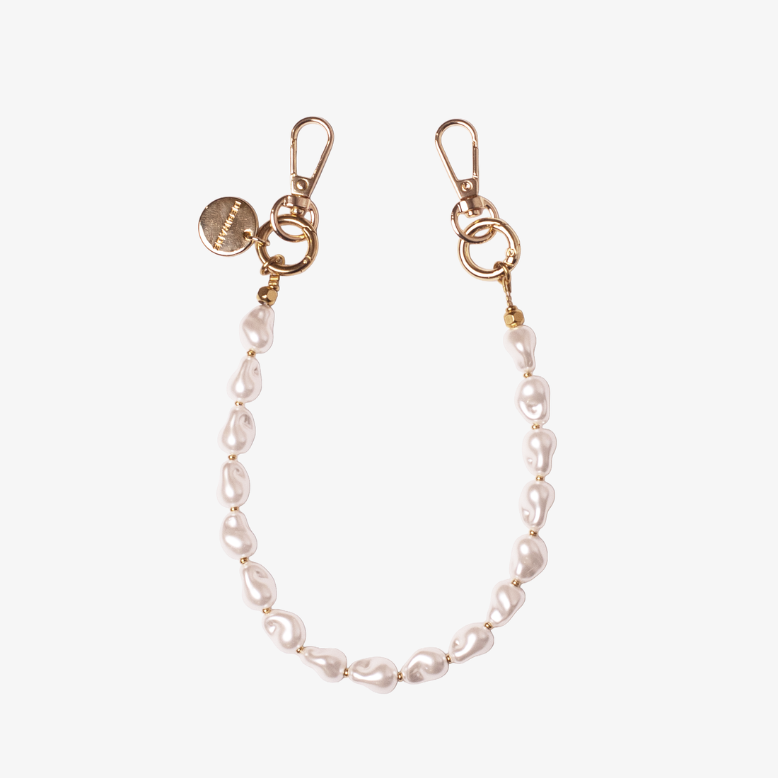 GRAZIA – Phone strap with synthetic pearls