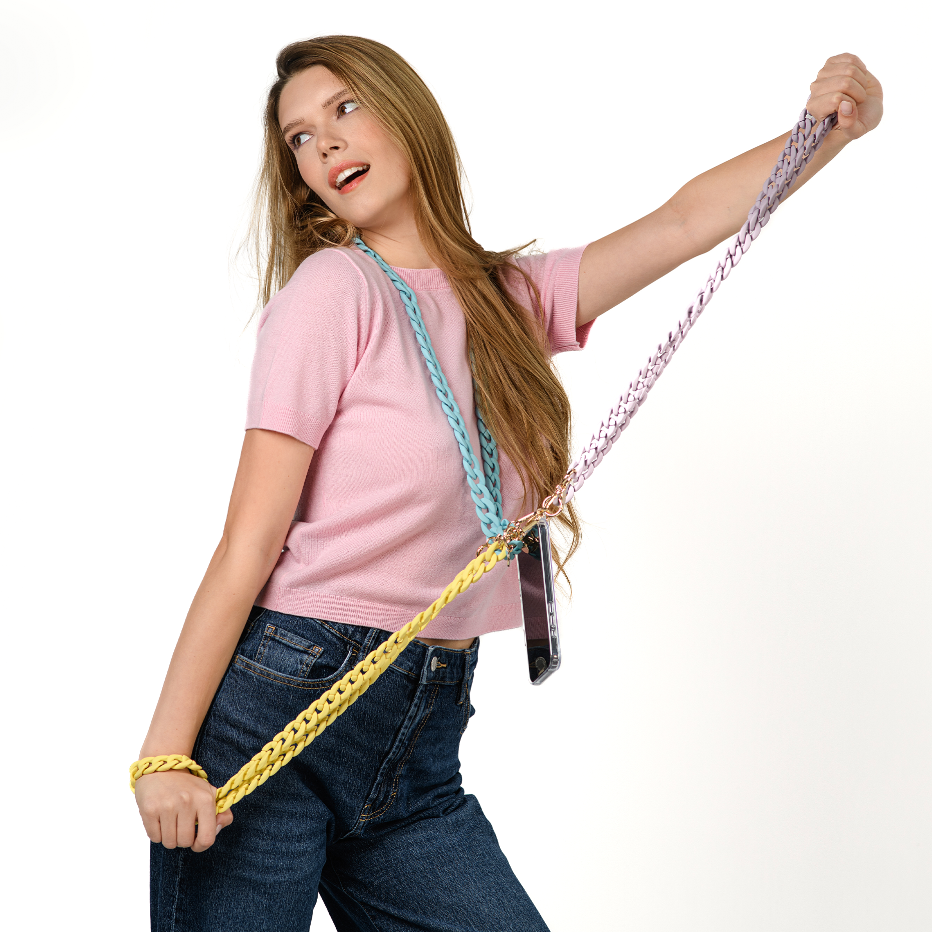 Tropical Sky – Crossbody Strap pentru telefon