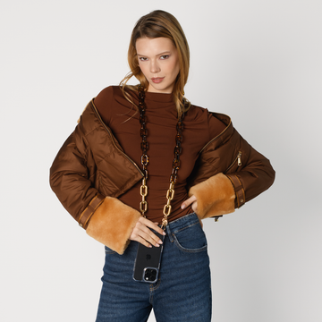 Wild Luxe – Crossbody Strap pentru telefon