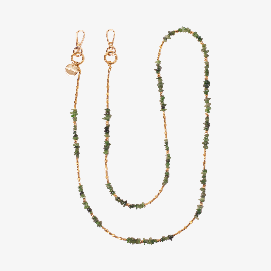 GIADA – Crossbody phone strap with natural stones 120 cm