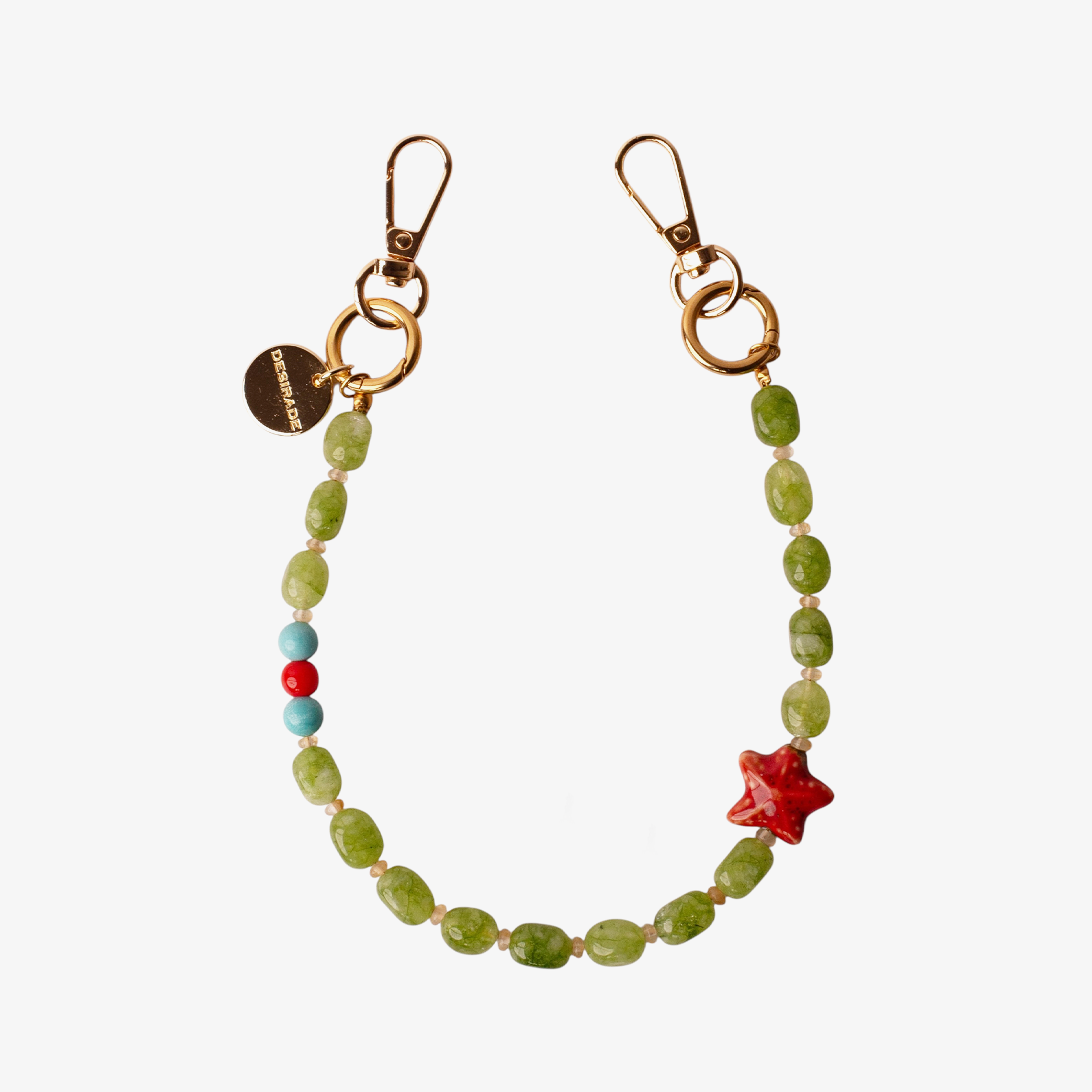 SEA GARDEN – Strap din pietre naturale pentru telefon 32cm